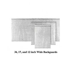 Garland M58LPBG Master Series Low Profile Backguard/ Flue Riser, 10" X 58"W, Stainless Steel