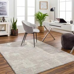 Chiyo 8'11" x 12' Beachhouse/Taupe/Nutmeg/Multi Brown/Dark Gray/Gray/Cream/Charcoal/Light Slate/Tan/Light Slate/Taupe/Gray/Cream/Light Slate/Tan Washable Area Rug - Boutique Rugs