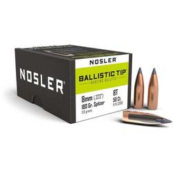 Nosler Ballistic Tip Hunting Rifle Bullet 8mm 180gr 50ct 32180