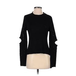 RD Style Pullover Sweater: Black Tops - Women's Size X-Small