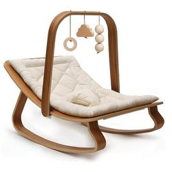Charlie Crane LEVO Activity Arch for LEVO Baby Rocker - Walnut