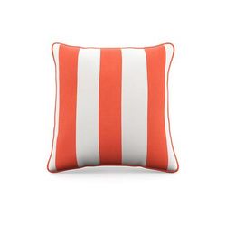 Set of 2 Resort Stripe Indoor/Outdoor Pillow - Square, Resort Stripe Peacock Square, 17" x 17" Square - Frontgate