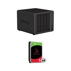 Synology 32TB DS923+ 4-Bay NAS Enclosure Kit with Seagate NAS Drives (4 x 8TB) DS923+