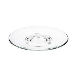 Anchor Hocking 1P01671 6" Round Kenya Saucer - Glass, Clear, Clear