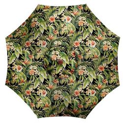 9' Tilt-and-Crank Umbrella by BrylaneHome in Cypress Midnight 9 Foot Heavy Duty Fade-Resistant Tilting Shade