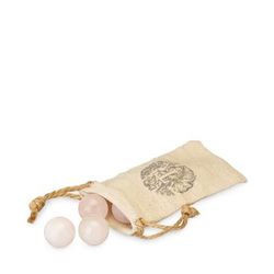 Rose Quartz Wine Gems Set Of 6 by Twine in Pink