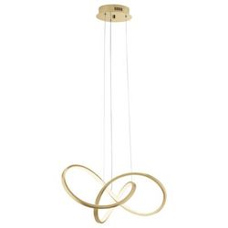 Finesse Decor Knotted LED Dimmable Chandelier, Gold - CH-1155-G