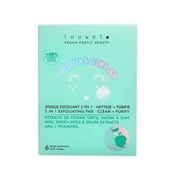 inuwet - Pads Esfolianti Per Il Viso - Confezione da 6 Pads Esfolianti viso 60 g unisex