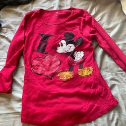 Disney Tops | Disney Store T Shirt | Color: Red | Size: L
