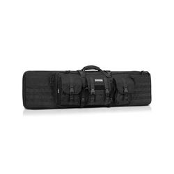 Savior Equipment American Classic Double Rifle Case Black 51in L x 12in H RB-5112DG-V1-BK