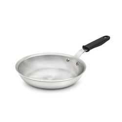 Vollrath 672108 8" Wear-Ever Aluminum Frying Pan w/ Hollow Silicone Handle, Black Silicone Handle