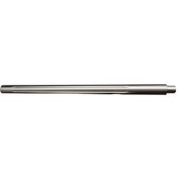 KIDD Innovative Design Fluted 18 Inch Match Stainless Steel Bull Barrel Bead Threaded And Capped Polished Silver 22BRL-SS-F-18-POL-TC