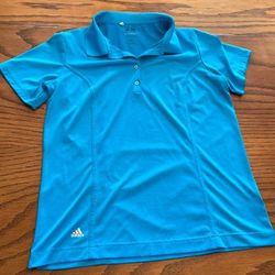 Adidas Tops | Blue Ladies Golf Polo | Color: Blue | Size: L