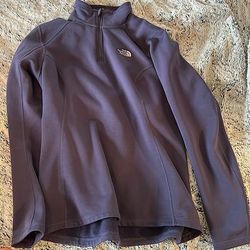 The North Face Tops | Good Condition The North Face Quarter Zip | Color: Purple | Size: M