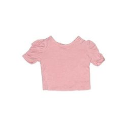 Joe's Jeans Short Sleeve T-Shirt: Pink Tops - Size 6 Month