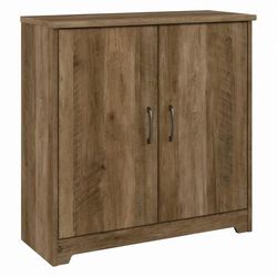 Bush Furniture Cabot Small Entryway Cabinet with Doors in Reclaimed Pine - Bush Furniture WC31598-Z