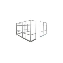 12' x 12' x 7'H Clear Glass Modular Office - Add-On Office