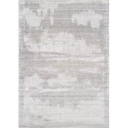 "Pasargad Home Amari Collection Hand-Loomed Bsilk & Wool Ivory Area Rug- 5' 5" X 7' 8" - Pasargad Home PDC-111 5x8"