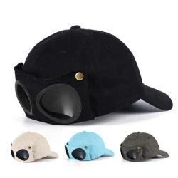 Enfants adultes nouveauté hommes femmes casquette de Baseball lunettes de pilote coton Snapback extérieur inverse sport camionneur papa chapeau MZ0085