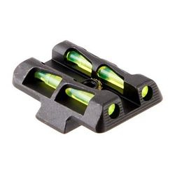 Hiviz Litewave Rear Sights For Glock - Glock Litewave Rear Sight 6.1mm