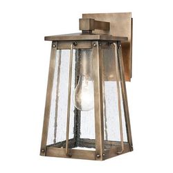 Arlen Indoor/Outdoor Wall Sconce - Vintage Brass, 3 Lights in Vintage Brass - Frontgate
