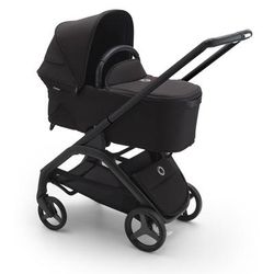 Bugaboo Dragonfly Complete Lightweight Compact Stroller + Bassinet - Black / Midnight Black / Midnig