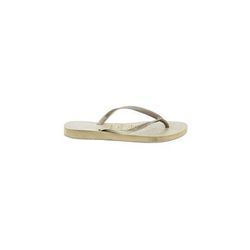 Havaianas Flip Flops: Tan Shoes - Women's Size 4