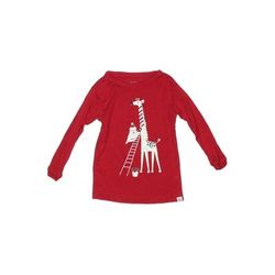 Baby Gap Long Sleeve T-Shirt: Red Tops - Size 6-12 Month