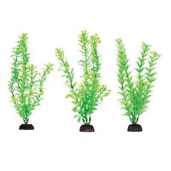 Artificial Green 8" Aqua-Plants, Medium, Pack of 6