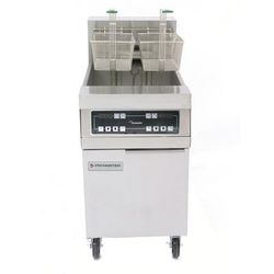 Frymaster FPRE480-17 240/3 Commercial Electric Fryer - (4) 80 lb Vats, Floor Model, 240v/3ph, (4) 80 lb Frypots, Freestanding, Stainless Steel