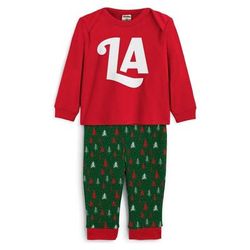 Baby Boy's Fa La La Pajama Set