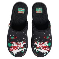 Men's Santa Unicorn Reef Slippers