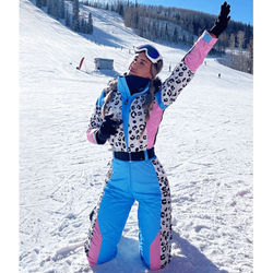 Women's Snow Leopard Snow Suit