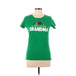 Lucky Short Sleeve T-Shirt: Green Tops - Women's Size Medium