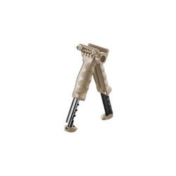 FAB Defense Gen-II Vertical Foregrip w/ Integrated Adjustable QR Bipod Flat Dark Earth FX-TPODG2QRT