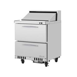 Turbo Air PST-28-D2-FB-N 27 1/2" PRO Series Sandwich/Salad Prep Table w/ Refrigerated Base, 115v, Stainless Steel