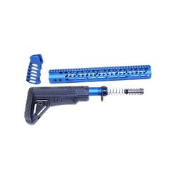 Guntec USA AR .308 Ultralight Series Complete Furniture Set Blue ULTRA-SET-308-BLUE