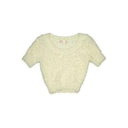 Cali Sun Pullover Sweater: Ivory Tops - Kids Girl's Size X-Small