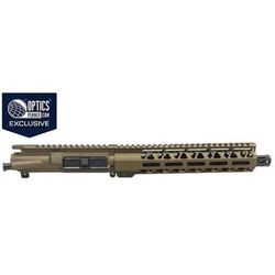 OP Exclusive Moriarti AR-15 Upper Receiver 300 Blackout 10.5in Pistol Medium M-LOK 1-7 Twist 5/8x24 Thread Diamond Cut Free-Float Handguard A2 Flash