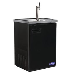 Valpro VPBD1 24" Kegerator Commercial Beer Dispenser w/ (1) Keg Capacity - (1) Column, Black, 115v, Single Faucet, 1 Tap