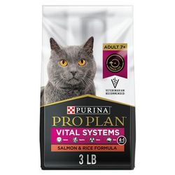 Vital Systems Salmon and Rice 4-in-1 Formula Senior Dry Cat Food, 3 lbs.