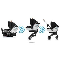 Evenflo GOLD Shyft DualRide Infant Car Seat and Stroller Combo - Onyx Black