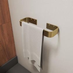 Randolph Morris Flat Metal Single Towel Bar 18 in. Brushed Gold RM45088-BG