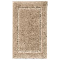 BH Studio Luxe Bath Rugs by BrylaneHome in Sand (Size CONTOUR) Bath Mat