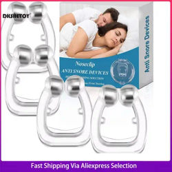 Anti Snoring Device Nose Clip vent blocker Silicone Snore Stop ring silent snore sleep Aid Night Sleeping Apnea Guard Night