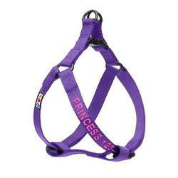 Purple Personalized Solid Dog Harness, X-Small