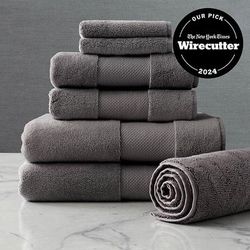 Bath Towel with Mat Set - Indigo Blue - Frontgate Resort Collection™