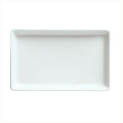 Libbey 911194482 6-1/4" x 4" Rectangular chef's Selection Tray - Porcelain, Aluma White