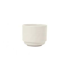 Libbey 950038551 8 oz Round Stacking Bouillon w/ Cascade Pattern & Turina Shape, Flint Body, White