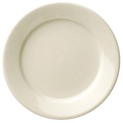 Libbey 740-901-614 6 1/4" Round Porcelana Plate - Porcelain, Cream White